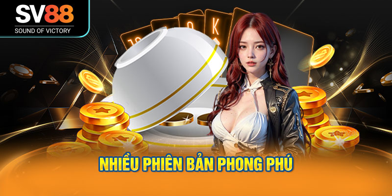 Baccarat SV88 và chiến thuật vào tiền an toàn 2 Nhiều phiên bản phong phú