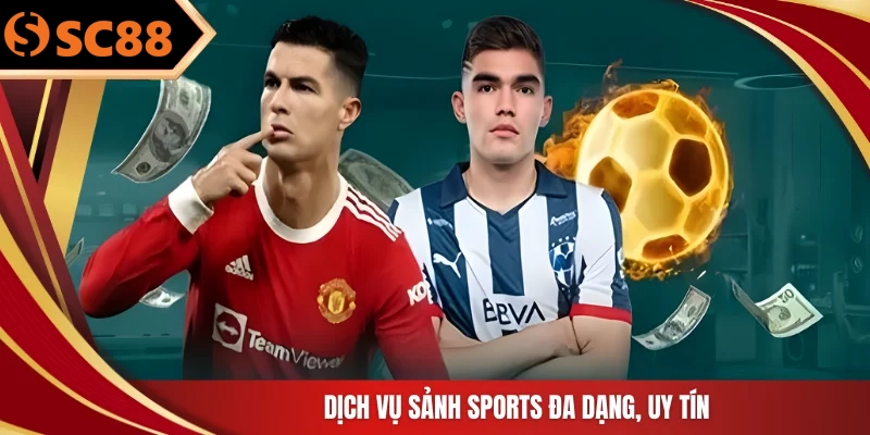 Dịch vụ sảnh sports đa dạng, uy tín