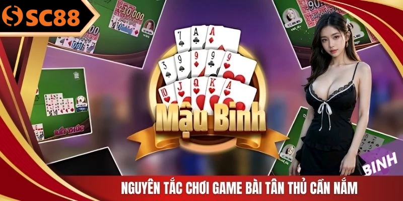 Nguyên tắc chơi game bài tân thủ cần nắm