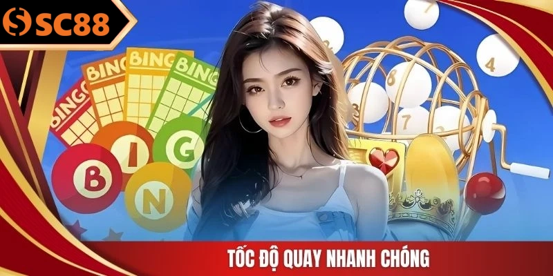 Tốc độ quay nhanh chóng